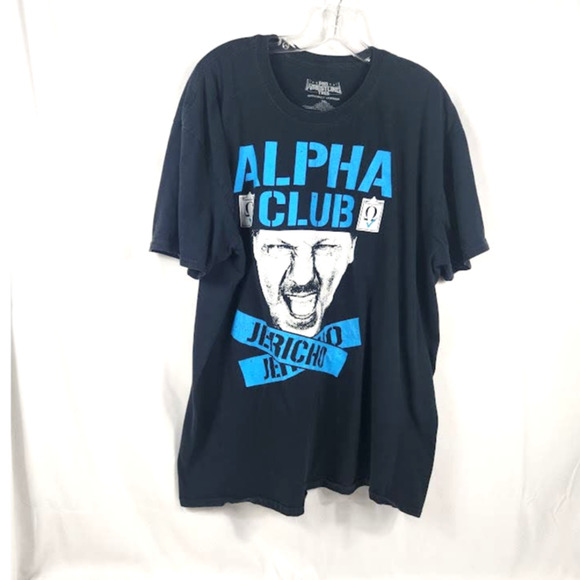 Chris Jericho Alpha Club 3XL Tee T-Shirt NJPW AEW WWE PWT - Picture 1 of 5
